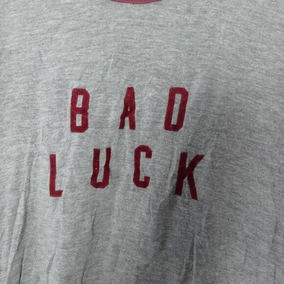 Brandy Melville gray bad luck tee in One size - Picture 2 of 6